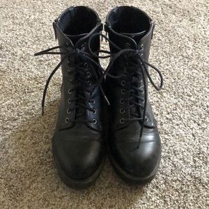 Black Combat Boots